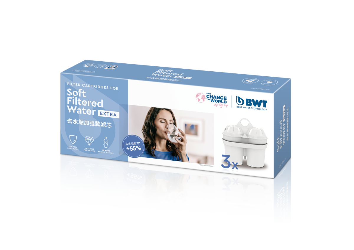 PENGUIN PLUS 3.5L SMART PINK WATER FILTER JUG WITH SOFT FILTERED WATER EXTRA (3 PCS)